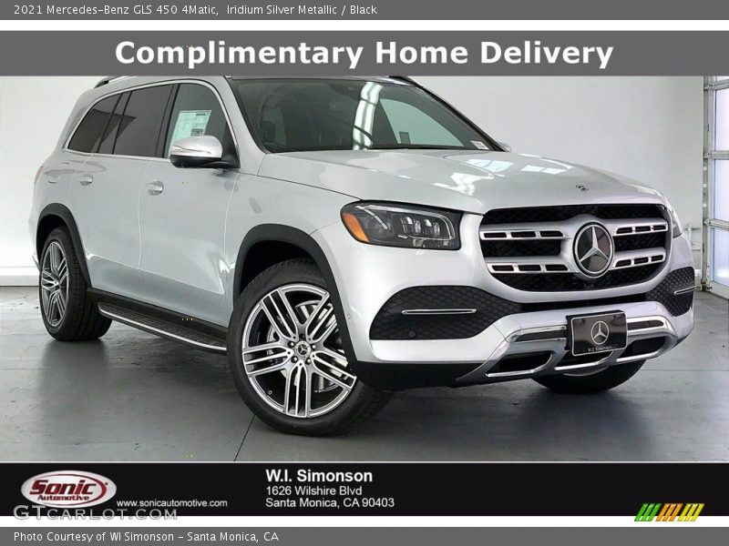 Iridium Silver Metallic / Black 2021 Mercedes-Benz GLS 450 4Matic
