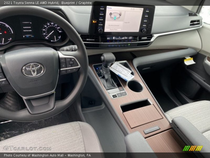 Blueprint / Graphite 2021 Toyota Sienna LE AWD Hybrid