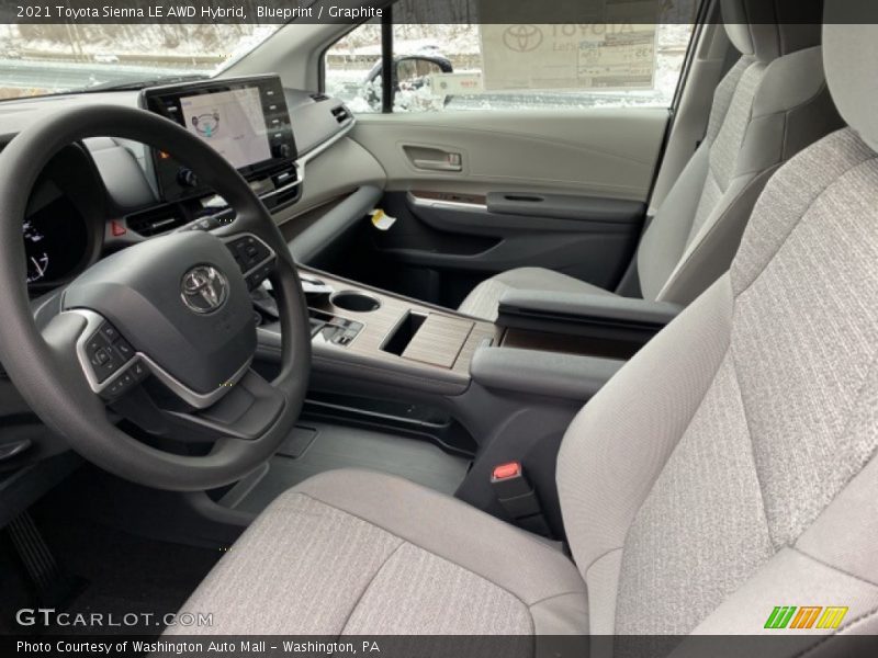 Blueprint / Graphite 2021 Toyota Sienna LE AWD Hybrid