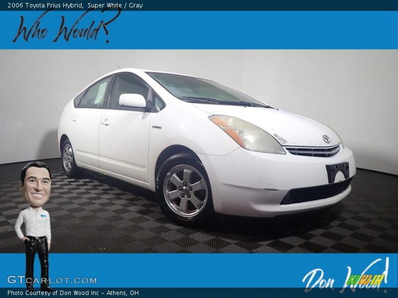 Super White / Gray 2006 Toyota Prius Hybrid