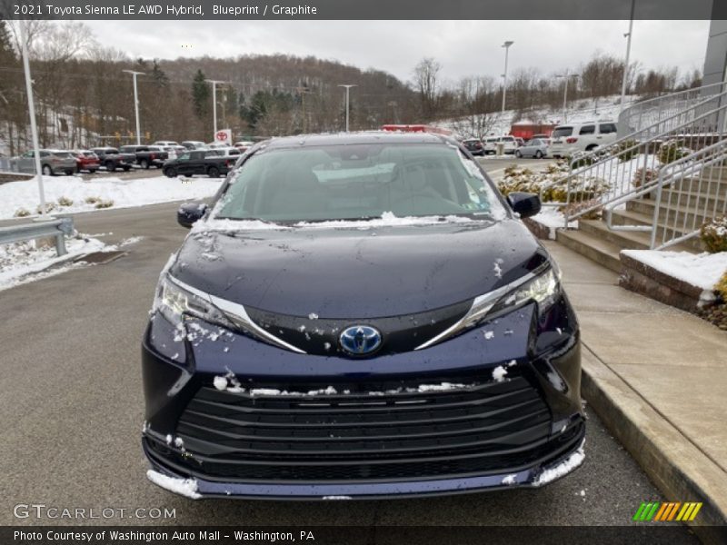 Blueprint / Graphite 2021 Toyota Sienna LE AWD Hybrid