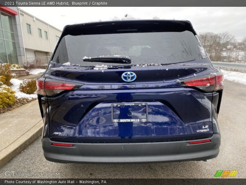 Blueprint / Graphite 2021 Toyota Sienna LE AWD Hybrid