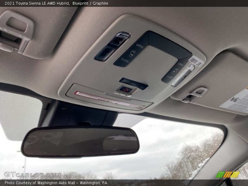 Blueprint / Graphite 2021 Toyota Sienna LE AWD Hybrid