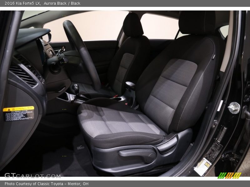 Front Seat of 2016 Forte5 LX