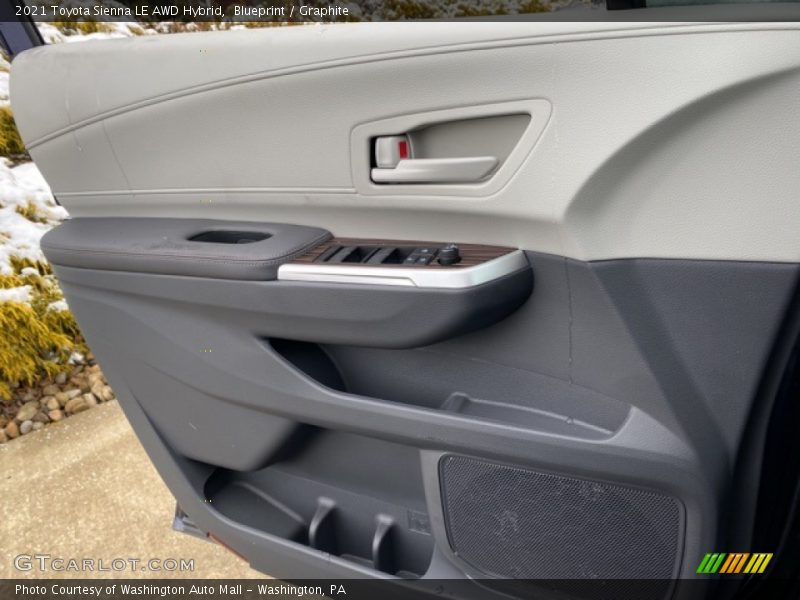 Blueprint / Graphite 2021 Toyota Sienna LE AWD Hybrid