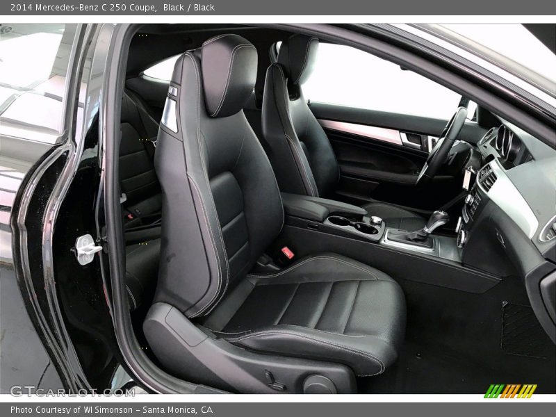 Front Seat of 2014 C 250 Coupe
