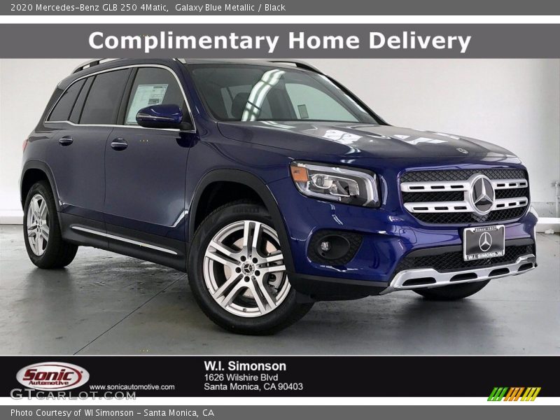 Galaxy Blue Metallic / Black 2020 Mercedes-Benz GLB 250 4Matic