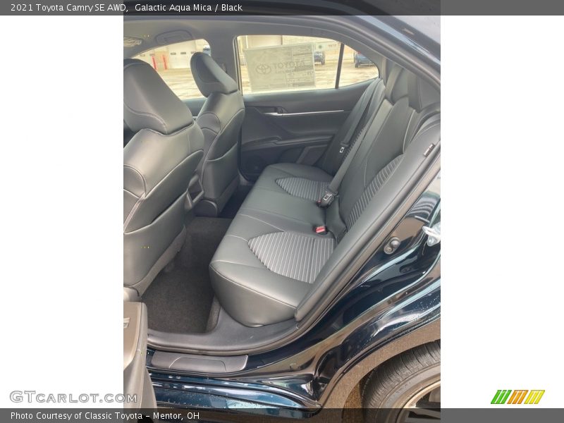 Galactic Aqua Mica / Black 2021 Toyota Camry SE AWD