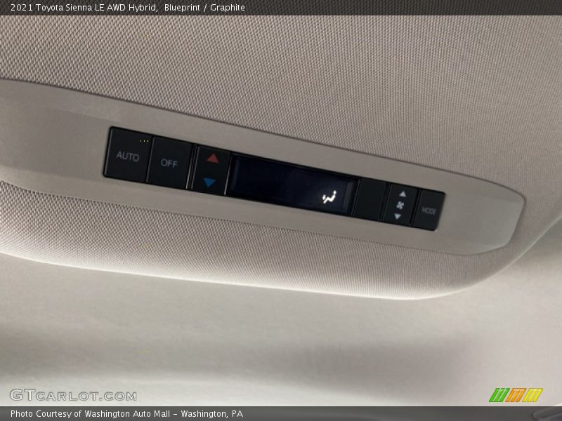 Blueprint / Graphite 2021 Toyota Sienna LE AWD Hybrid