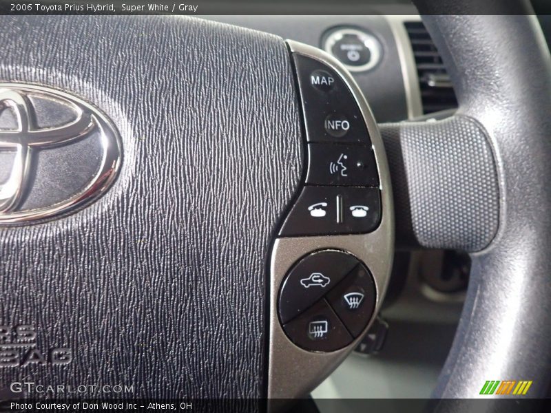 Super White / Gray 2006 Toyota Prius Hybrid