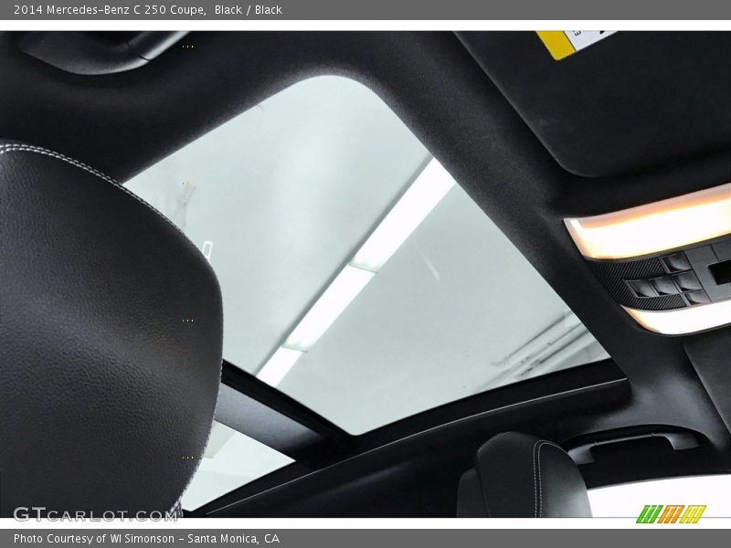 Sunroof of 2014 C 250 Coupe