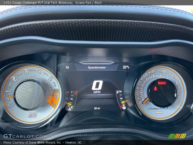 Octane Red / Black 2020 Dodge Challenger R/T Scat Pack Widebody