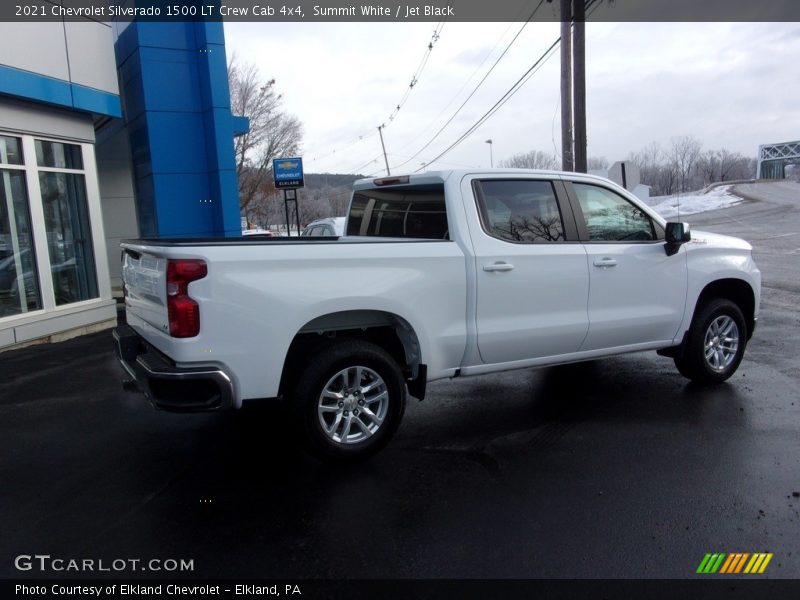 Summit White / Jet Black 2021 Chevrolet Silverado 1500 LT Crew Cab 4x4