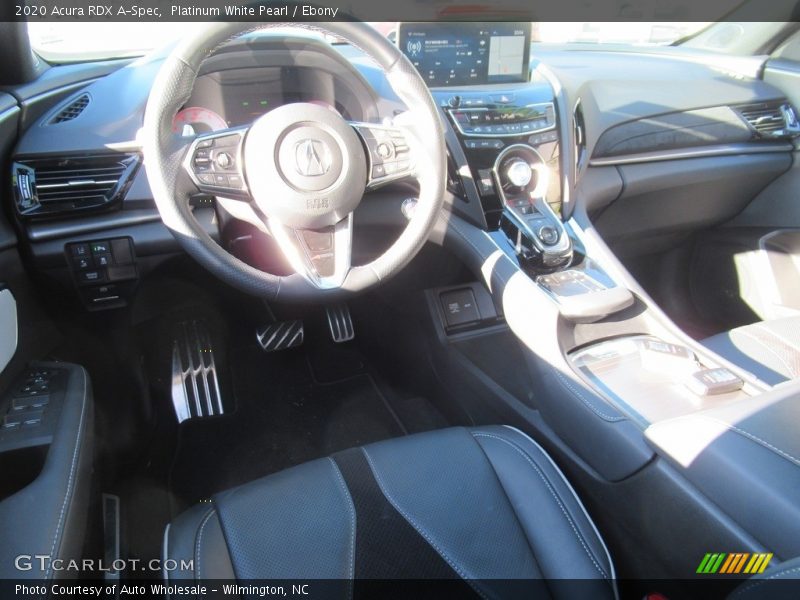 Platinum White Pearl / Ebony 2020 Acura RDX A-Spec