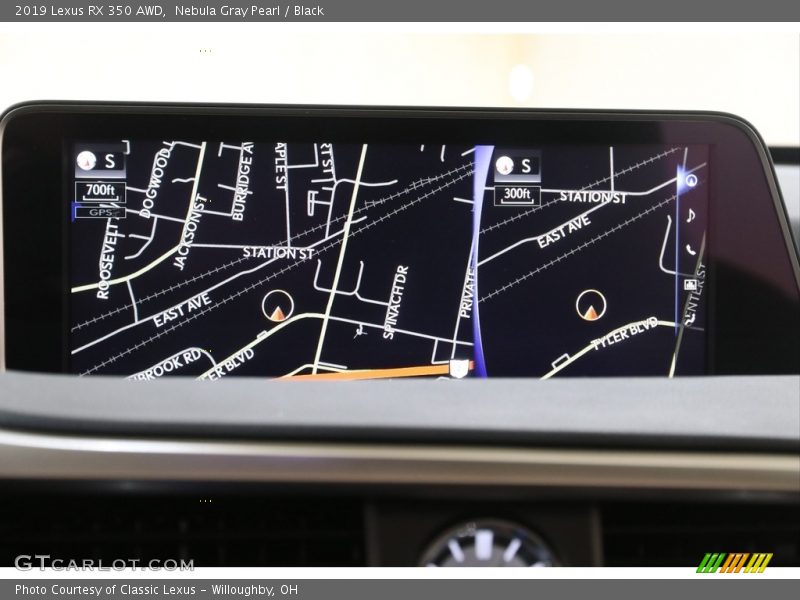 Nebula Gray Pearl / Black 2019 Lexus RX 350 AWD