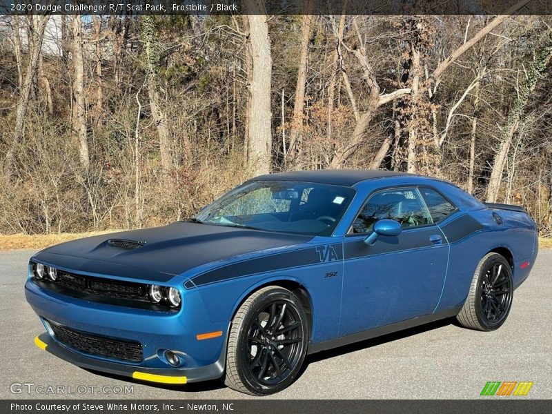 Frostbite / Black 2020 Dodge Challenger R/T Scat Pack
