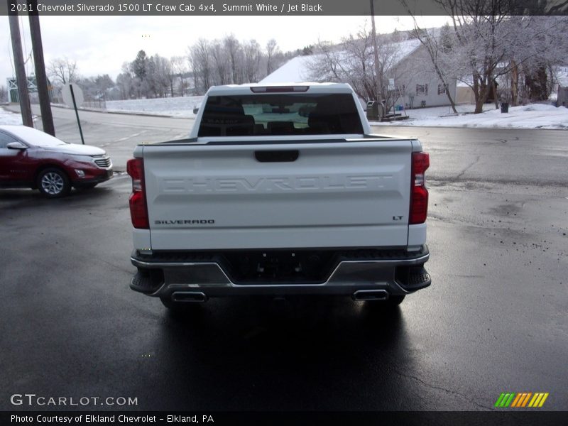 Summit White / Jet Black 2021 Chevrolet Silverado 1500 LT Crew Cab 4x4