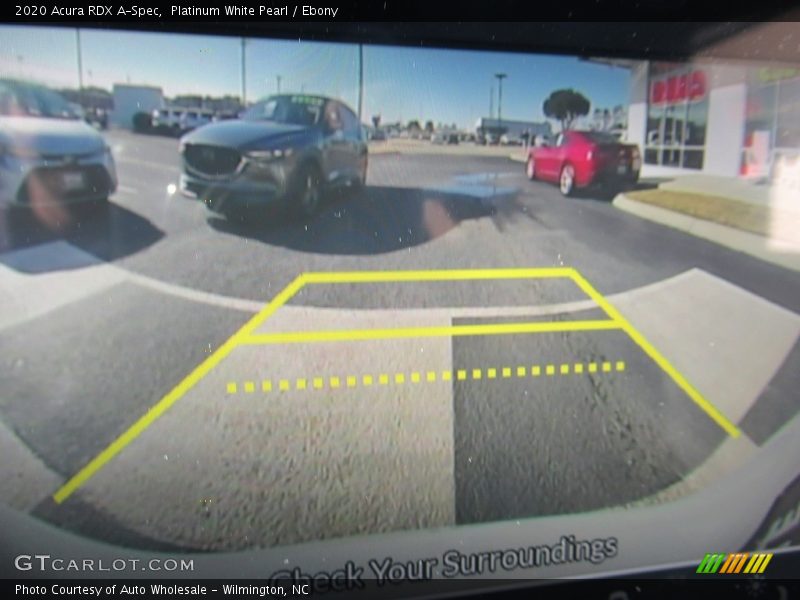 Platinum White Pearl / Ebony 2020 Acura RDX A-Spec