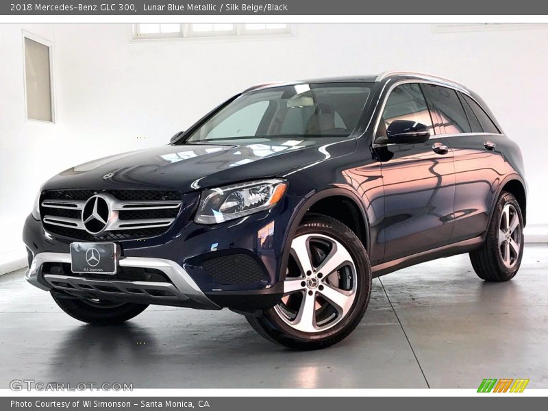 Lunar Blue Metallic / Silk Beige/Black 2018 Mercedes-Benz GLC 300