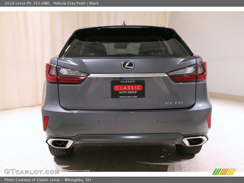 Nebula Gray Pearl / Black 2019 Lexus RX 350 AWD