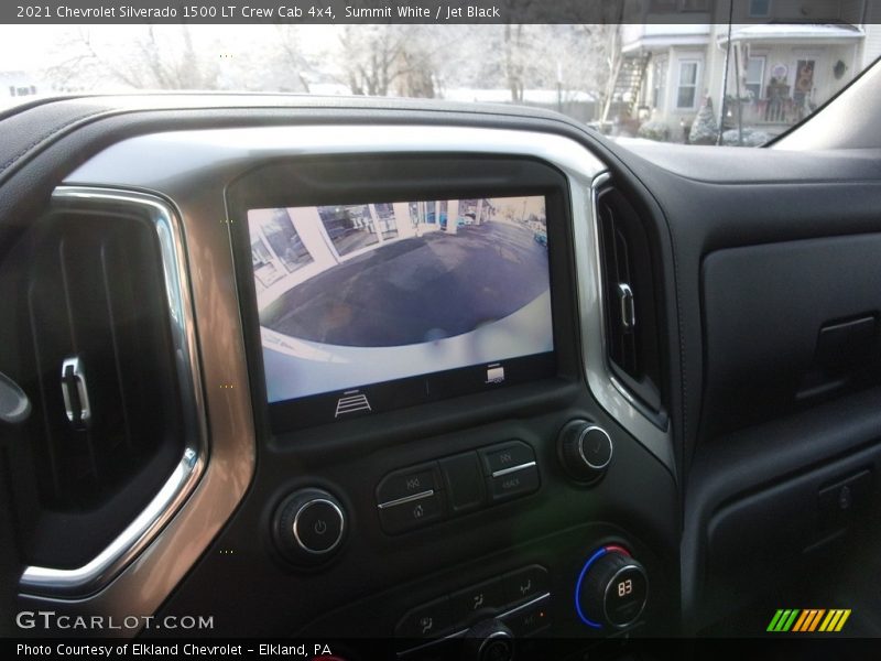 Summit White / Jet Black 2021 Chevrolet Silverado 1500 LT Crew Cab 4x4
