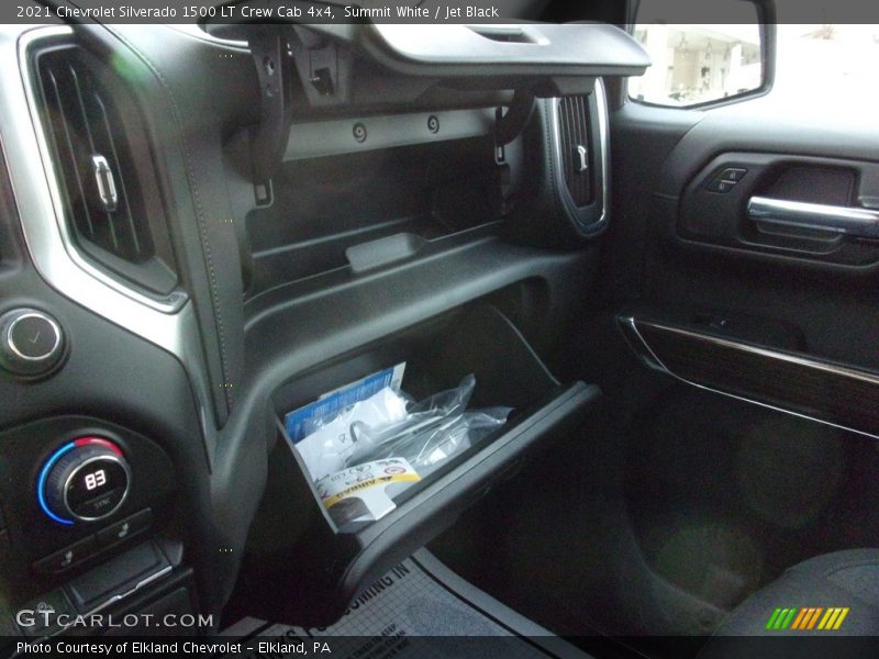 Summit White / Jet Black 2021 Chevrolet Silverado 1500 LT Crew Cab 4x4
