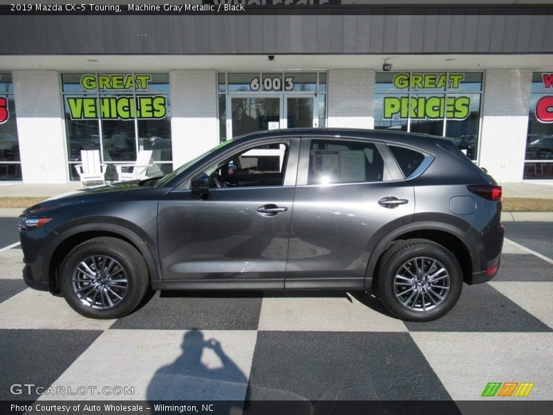 Machine Gray Metallic / Black 2019 Mazda CX-5 Touring