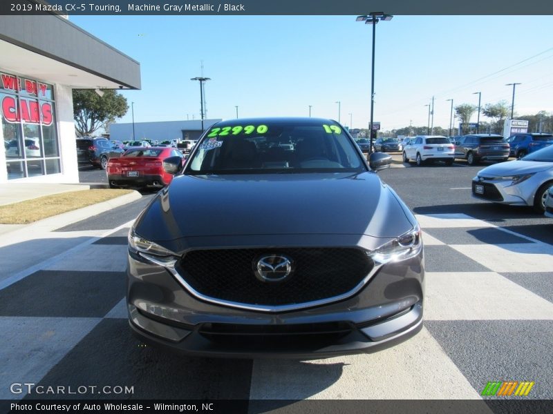 Machine Gray Metallic / Black 2019 Mazda CX-5 Touring