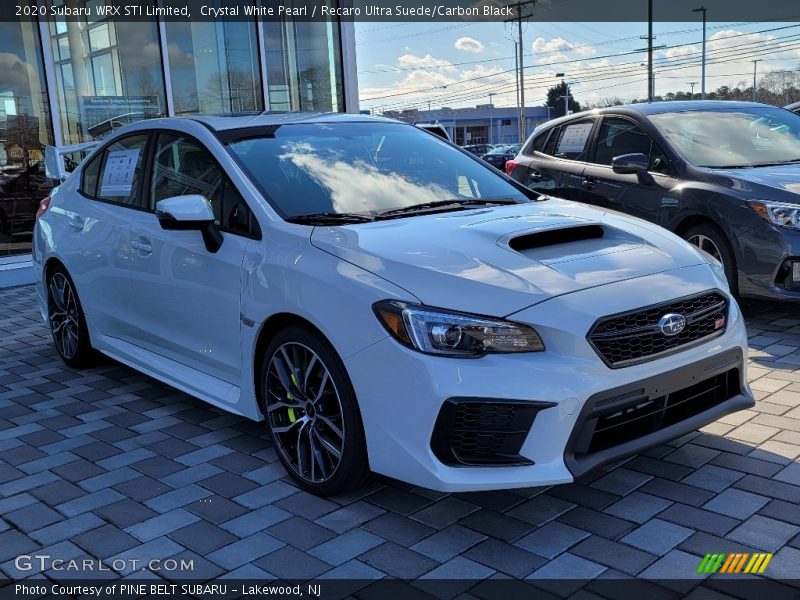 Front 3/4 View of 2020 WRX STI Limited