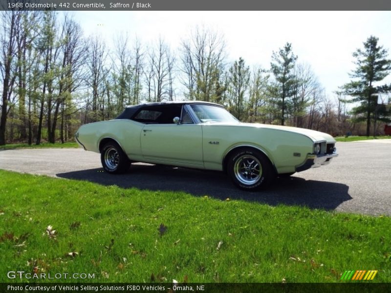 Saffron / Black 1968 Oldsmobile 442 Convertible