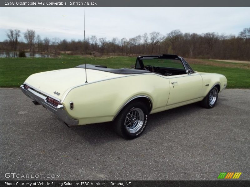 Saffron / Black 1968 Oldsmobile 442 Convertible
