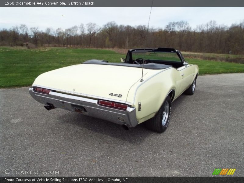 Saffron / Black 1968 Oldsmobile 442 Convertible