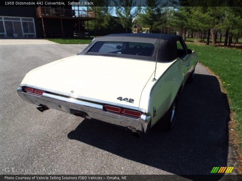 Saffron / Black 1968 Oldsmobile 442 Convertible