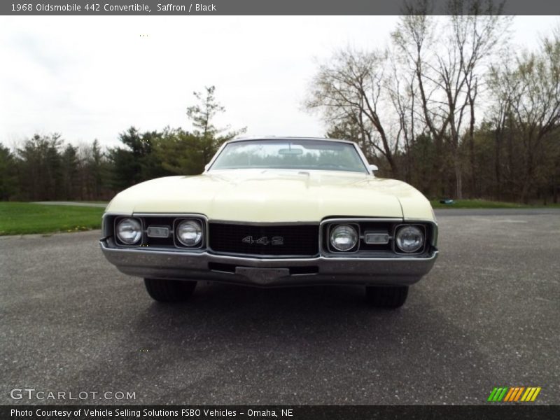 Saffron / Black 1968 Oldsmobile 442 Convertible