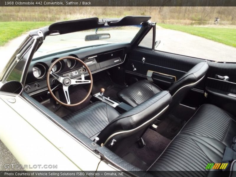 Front Seat of 1968 442 Convertible