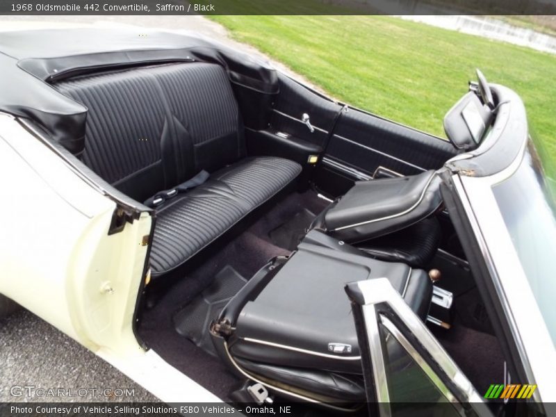 Rear Seat of 1968 442 Convertible