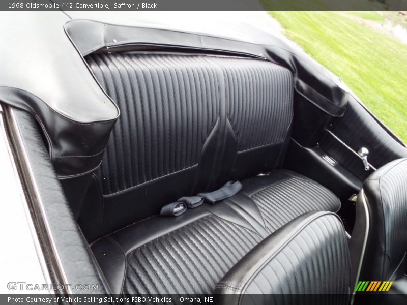 Rear Seat of 1968 442 Convertible