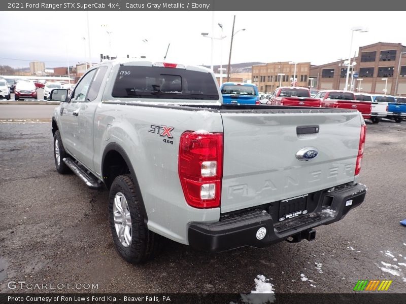 Cactus Gray Metallic / Ebony 2021 Ford Ranger STX SuperCab 4x4