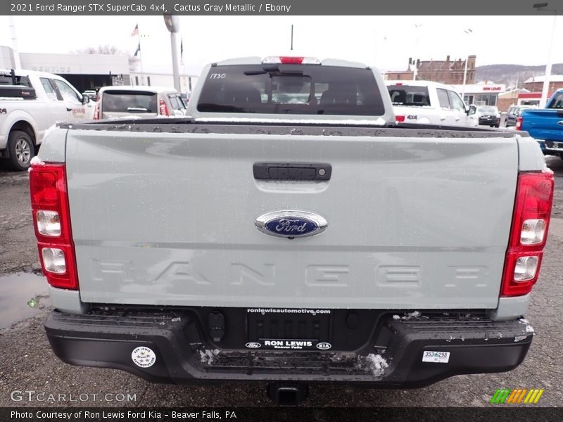Cactus Gray Metallic / Ebony 2021 Ford Ranger STX SuperCab 4x4
