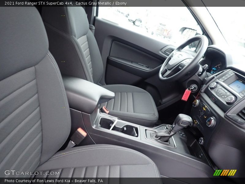 Cactus Gray Metallic / Ebony 2021 Ford Ranger STX SuperCab 4x4