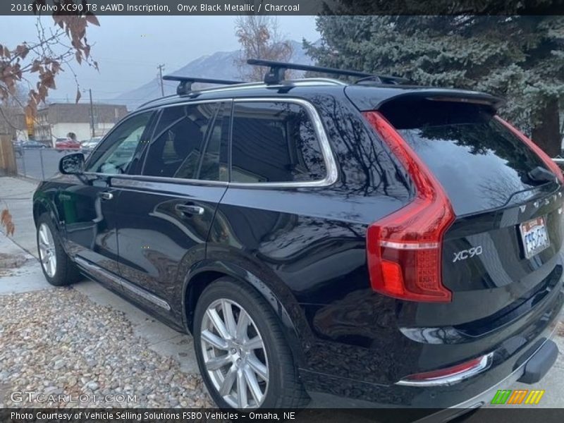 Onyx Black Metallic / Charcoal 2016 Volvo XC90 T8 eAWD Inscription