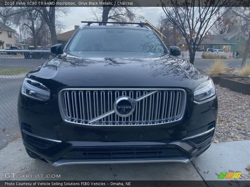 Onyx Black Metallic / Charcoal 2016 Volvo XC90 T8 eAWD Inscription