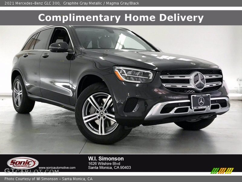 Graphite Gray Metallic / Magma Gray/Black 2021 Mercedes-Benz GLC 300