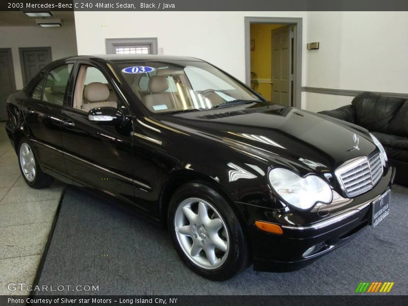 Black / Java 2003 Mercedes-Benz C 240 4Matic Sedan