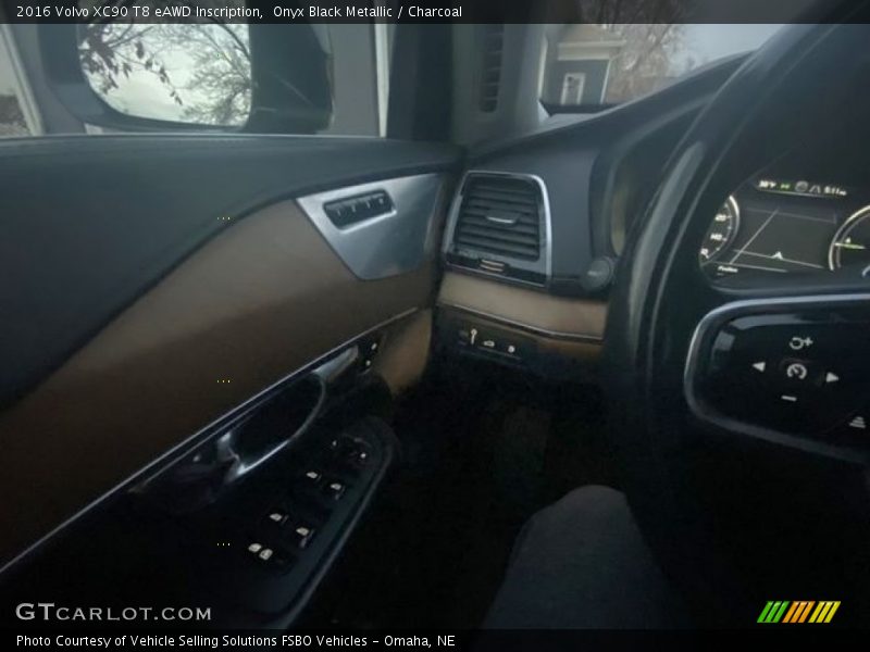 Onyx Black Metallic / Charcoal 2016 Volvo XC90 T8 eAWD Inscription