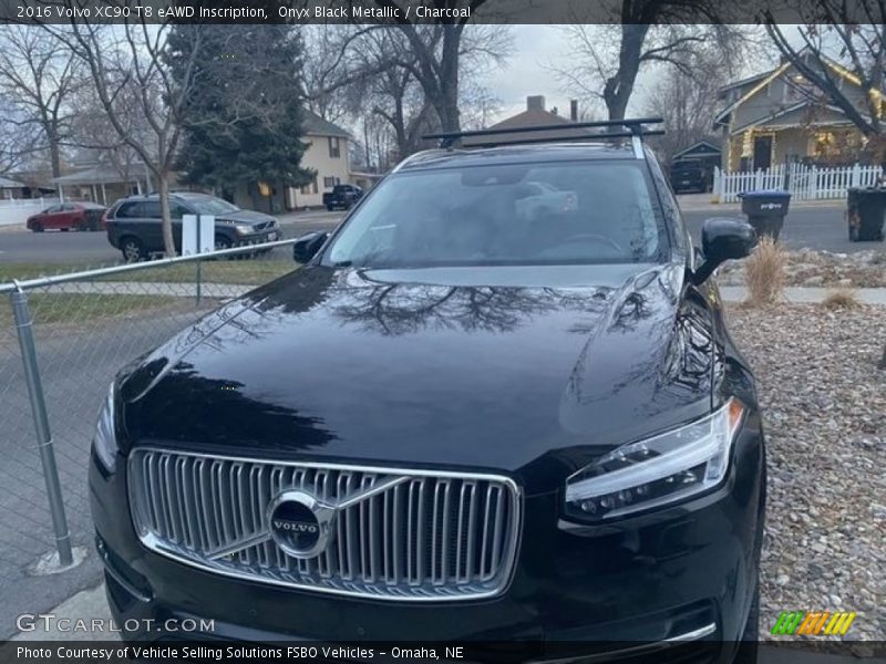 Onyx Black Metallic / Charcoal 2016 Volvo XC90 T8 eAWD Inscription