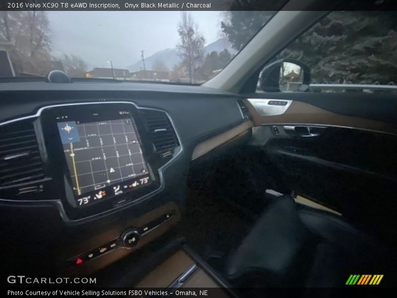 Onyx Black Metallic / Charcoal 2016 Volvo XC90 T8 eAWD Inscription