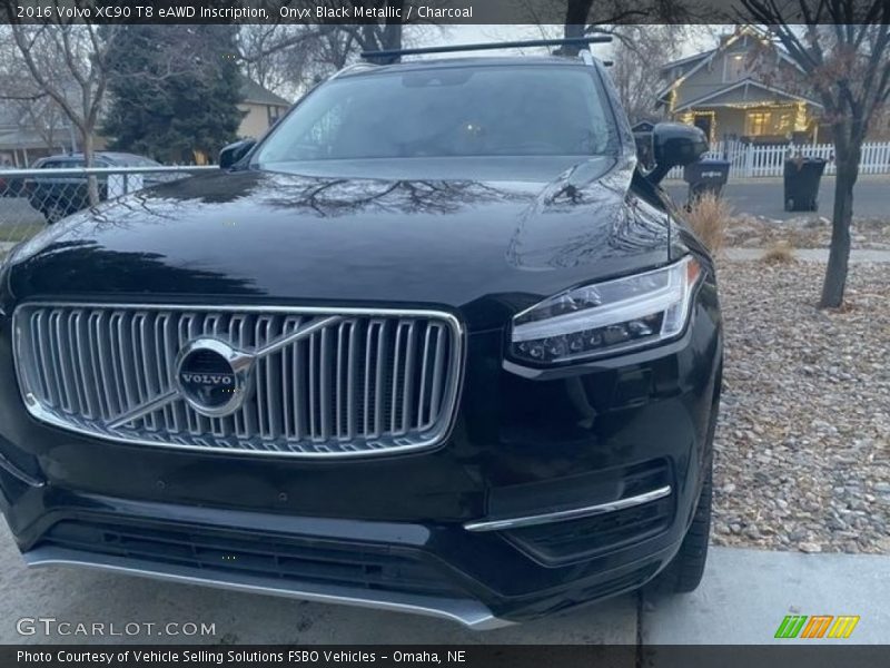 Onyx Black Metallic / Charcoal 2016 Volvo XC90 T8 eAWD Inscription