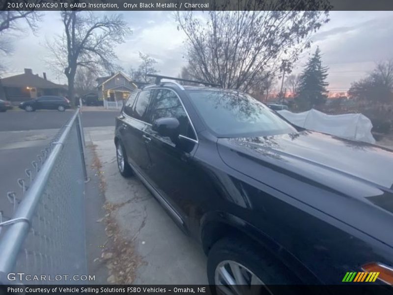 Onyx Black Metallic / Charcoal 2016 Volvo XC90 T8 eAWD Inscription
