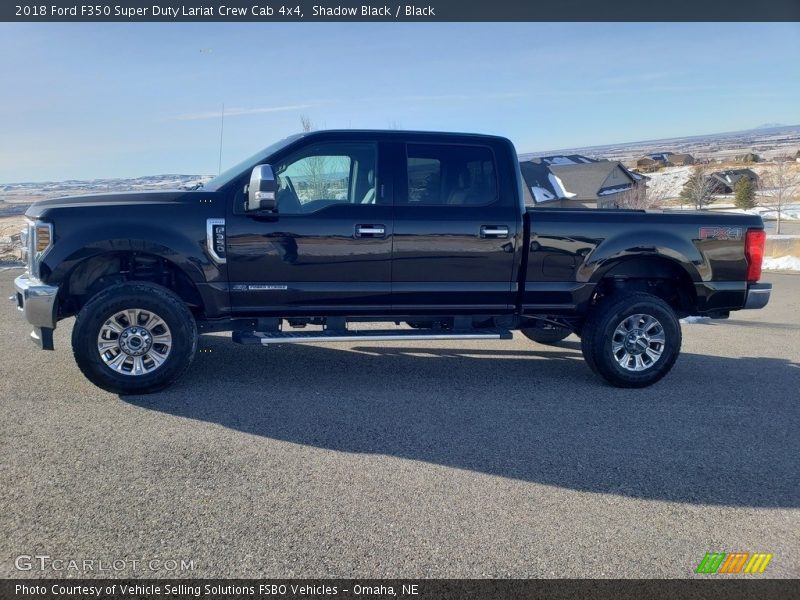 Shadow Black / Black 2018 Ford F350 Super Duty Lariat Crew Cab 4x4